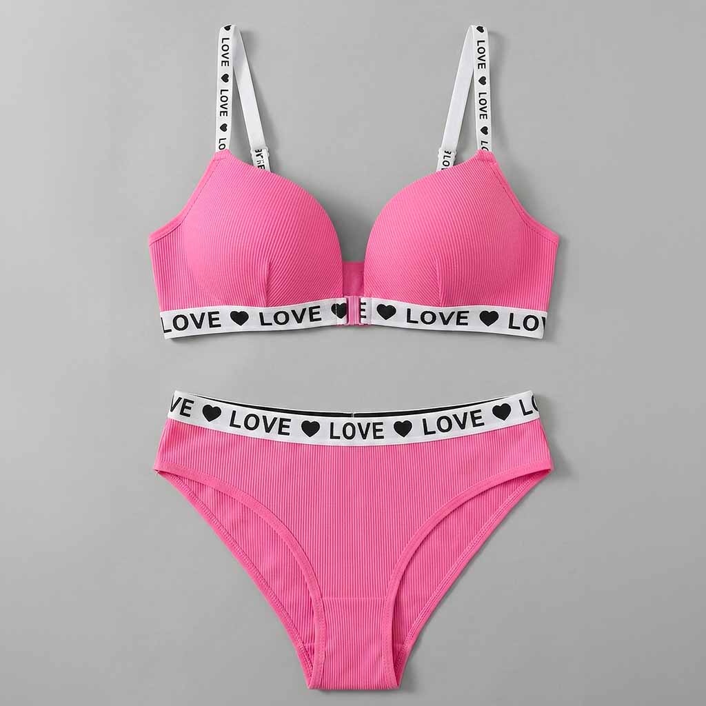 Ensemble Lingerie Élégance – Côtes Séduisantes et Push-Up – Image 2