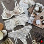 Ensemble Lingerie Étoile Crossdresser Bleu - vue 2