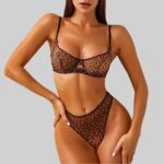 Ensemble Lingerie Léopard – Éclat de Dentelle
