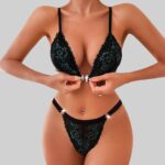 Ensemble Lingerie Luxe – Dentelle Élégante Grande Taille