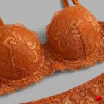 Ensemble Lingerie Travesti Orange Eclat - vue 3