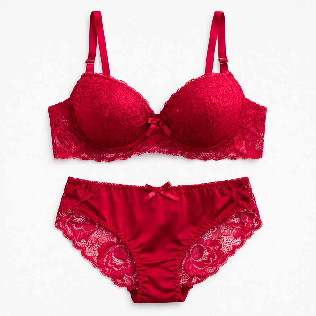 Ensemble Lingerie Rouge – Éclat de Dentelle – Image 2