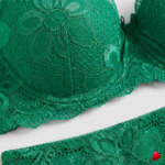 Ensemble Lingerie Travesti Vert Emeraude - vue 3