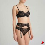 Ensemble Lingerie Travesti Nuit Étoilée Bleu - photo principale travesti & crossdresser