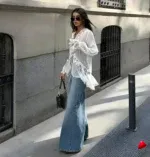 Blouse Crochet Travesti blouse crochet see-through, vue 3