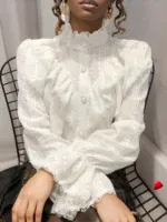 Blouse Dentelle Travesti blouse dentelle, vue 4