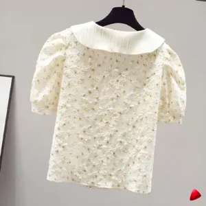 Blouse Fleurie Travesti blouse fleurie, vue 2