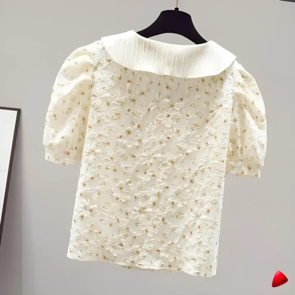 Blouse Fleurie Travesti blouse fleurie, vue 2