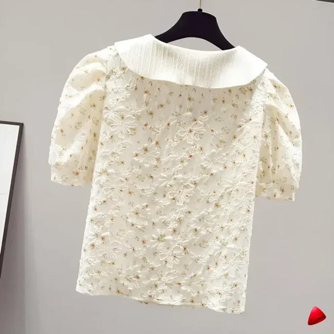 Blouse Fleurie Travesti blouse fleurie, vue 2