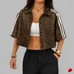Blouse Patchwork Travesti blouse patchwork crochet, image principale, conçue pour morphologie homme féminisé