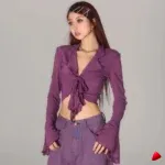 Blouse K-style Travesti blouse k-style, image principale, conçue pour morphologie homme féminisé