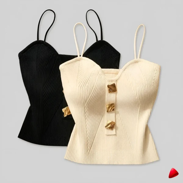 Camisole Bustier Travesti camisole bustier tricot, image principale, conçue pour morphologie homme féminisé