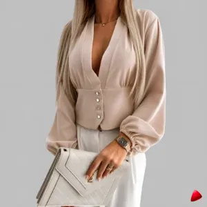 Chemise Skinny Travesti chemise skinny office, image principale, conçue pour morphologie homme féminisé