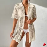 Chemise Plage Travesti chemise plage crochet, vue 2