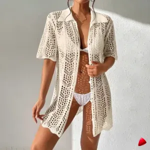 Chemise Plage Travesti chemise plage crochet, vue 2