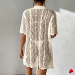 Chemise Plage Travesti chemise plage crochet, vue 4