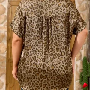 Chemise Léopard Travesti chemise léopard plus size, vue 2