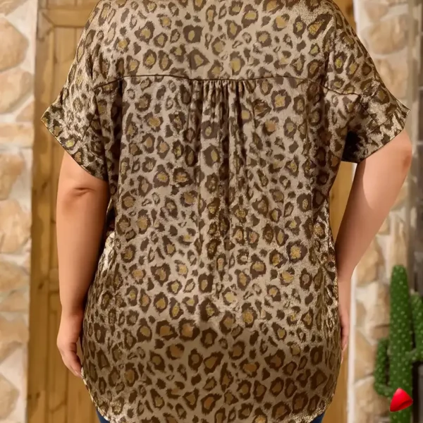 Chemise Léopard Travesti chemise léopard plus size, vue 2