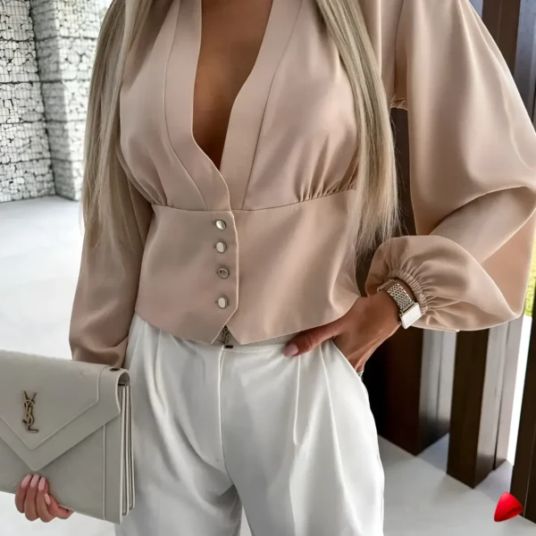 Chemise Ruffle Travesti chemise ruffle office, vue 2
