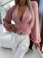 Chemise Ruffle Travesti chemise ruffle office, vue 6
