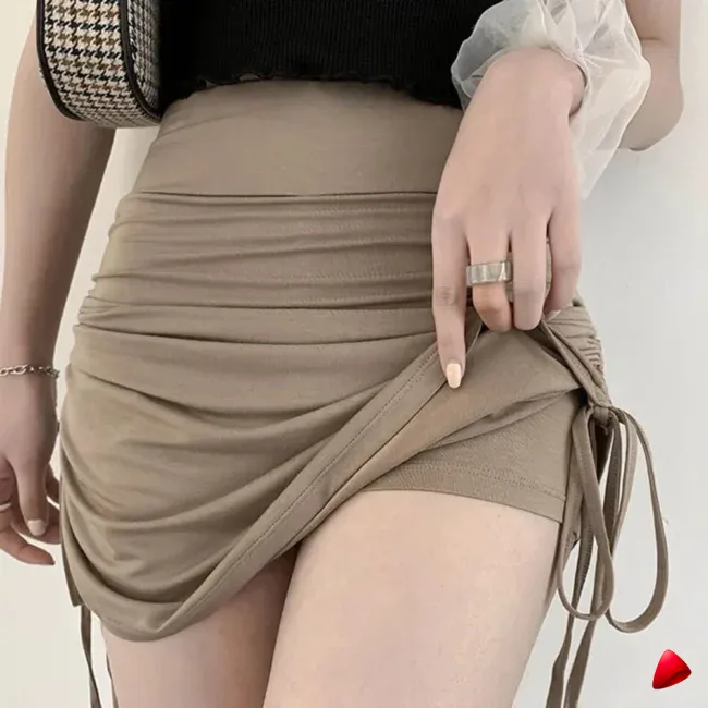 Jupe Cordon Slim Travesti jupe cordon slim, vue 2