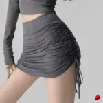 Jupe Cordon Slim Travesti jupe cordon slim, image principale, conçue pour morphologie homme féminisé