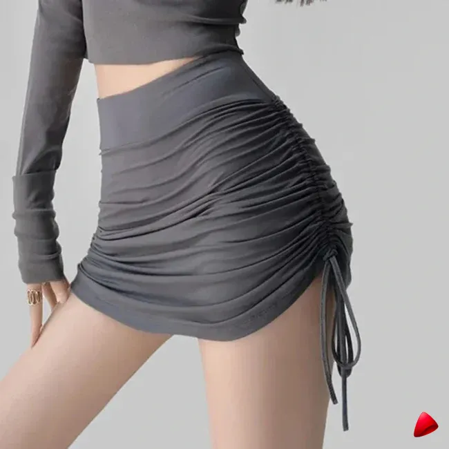 Jupe Cordon Slim Travesti jupe cordon slim, image principale, conçue pour morphologie homme féminisé