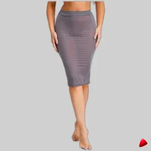 Jupe Crayon Transparente Travesti jupe crayon transparente, vue 2