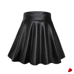 Jupe Évasée PU Travesti jupe évasée PU, vue 2