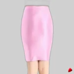 Mini Jupe Crayon Wetlook Travesti mini-jupe crayon wetlook, vue 8