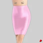 Mini Jupe Crayon Wetlook Travesti mini-jupe crayon wetlook, vue 9