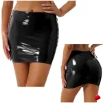 Mini Jupe Latex Travesti mini-jupe latex crayon, vue 9