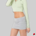 Mini Jupe Wrap Travesti mini-jupe wrap, vue 4