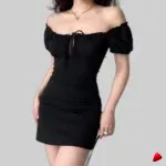 Robe Bardot Travesti robe bardot bodycon, vue 2