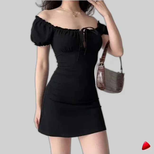 Robe Bardot Travesti robe bardot bodycon, vue 4