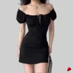 Robe Bardot Travesti robe bardot bodycon, image principale, conçue pour morphologie homme féminisé