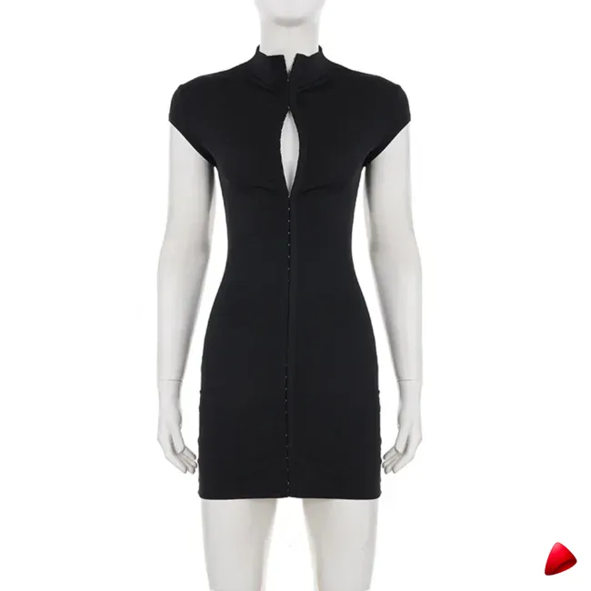 Robe Bodycon Zippée Travesti robe bodycon zippée, vue 6