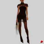 Robe Dentelle Travesti robe dentelle bustier, vue 4