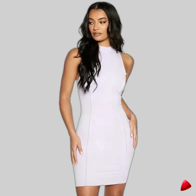 Robe Sheath Travesti robe sheath slim, vue 4