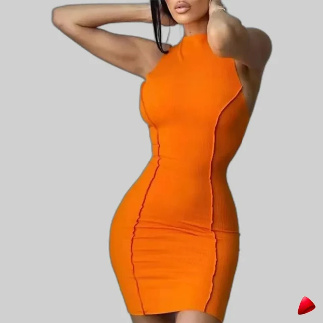 Robe Sheath Travesti robe sheath slim, image principale, conçue pour morphologie homme féminisé