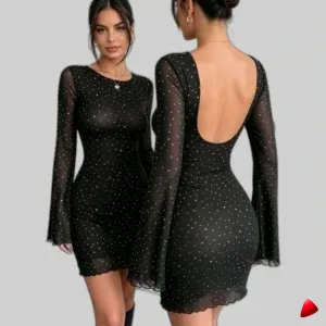 Robe Paillettes Y2k Travesti robe paillettes y2k, vue 2