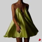 Robe Satin Travesti robe satin chaîne, vue 2
