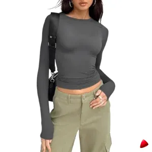 T-shirt Slim Travesti t-shirt slim manches longues, vue 2