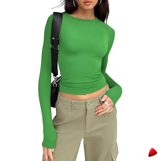 T-shirt Slim Travesti t-shirt slim manches longues, vue 5