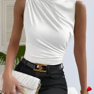 Tank Top Mock Neck Travesti tank top mock neck, vue 2