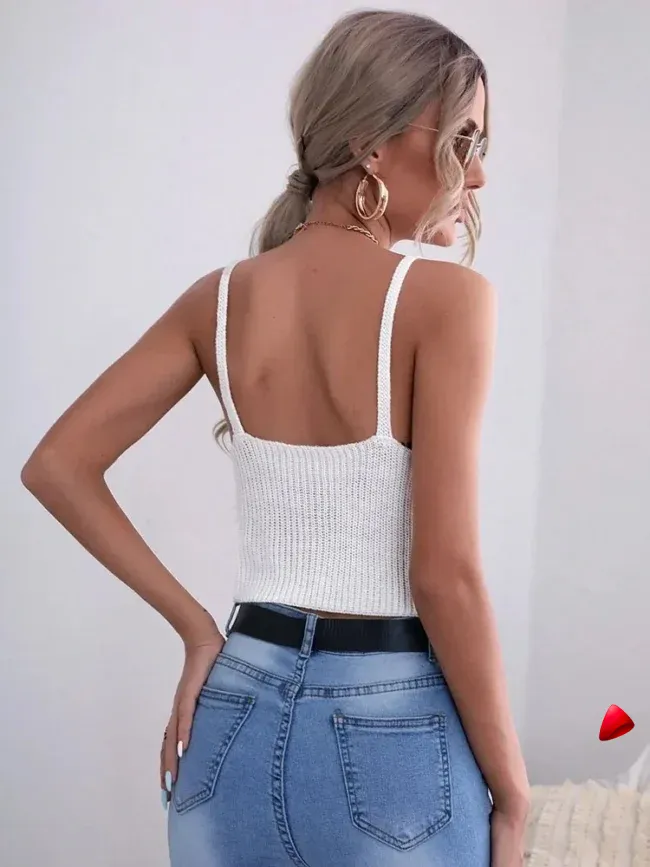 Top Camisole Maille Travesti top camisole maille, vue 2