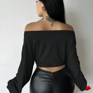 Top Cuir Travesti top cuir, vue 2