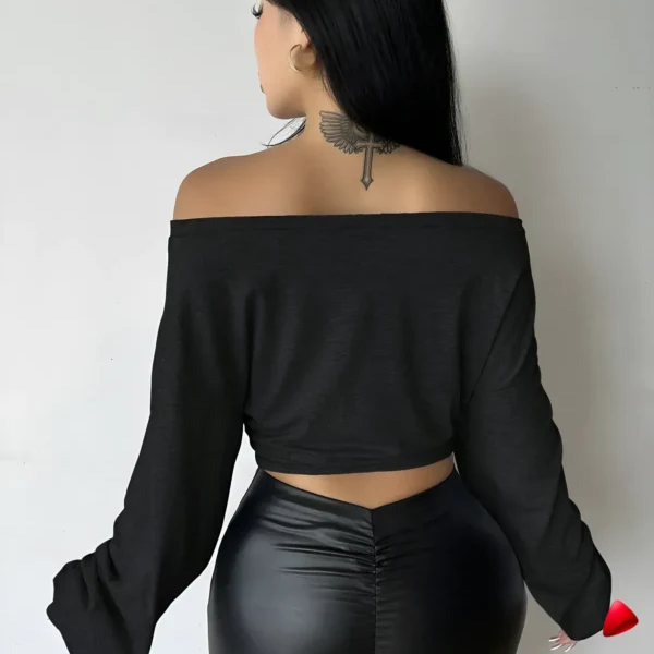 Top Cuir Travesti top cuir, vue 2