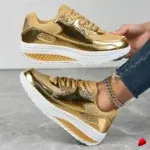 Basket Travesti Metallisee Plateforme Strass Sport Confort - galerie