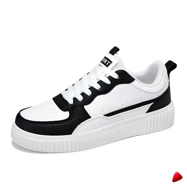 Basket Travesti Plateforme Lacets Casual Sport Multi Coloris - galerie